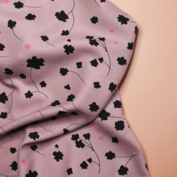 mind the Maker - ECOVERO™ Viskose - Leia Crepe - Florette - Lilac